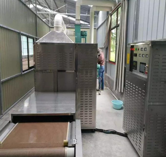 中药粉微波杀菌设备流水线式微波中药粉灭菌设备