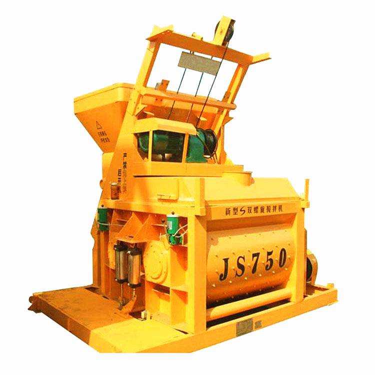 供应js750双轴卧式搅拌机建筑混凝土搅拌机全自动强制式搅拌机