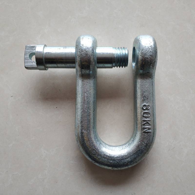 合金钢卡扣3t5t吊装承重卡扣电力铁路卸扣放线连接圆环索具雷力