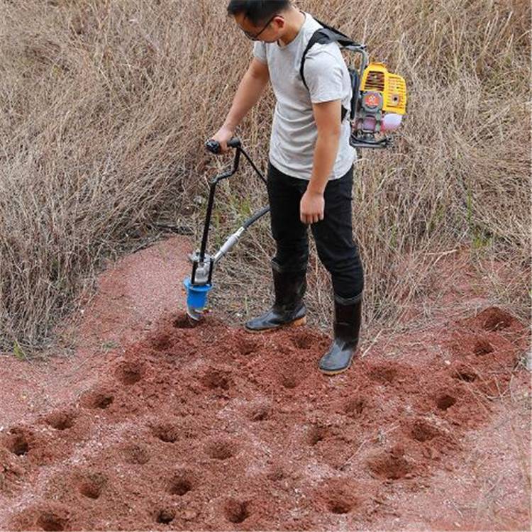 烟苗种植打孔机烤烟种植机烟田打眼机生产厂家