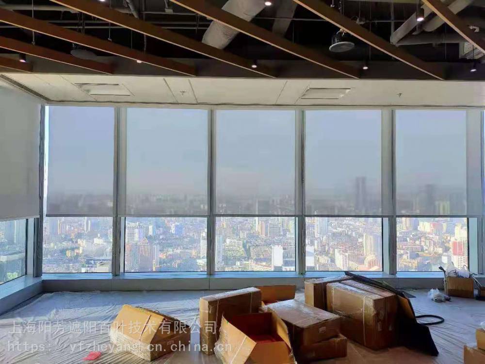 电动窗帘 遮阳帘 窗帘 阳光房遮阳隔热窗帘 遮阳帘 办公室窗帘图片