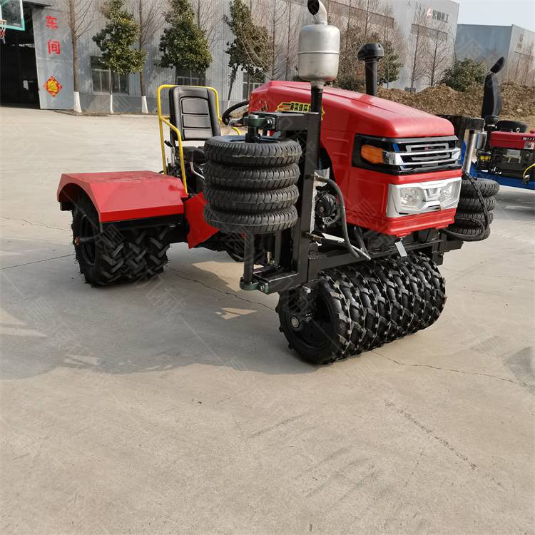 麦苗返青压地机自走式小麦镇压机家用棉花压实机图片