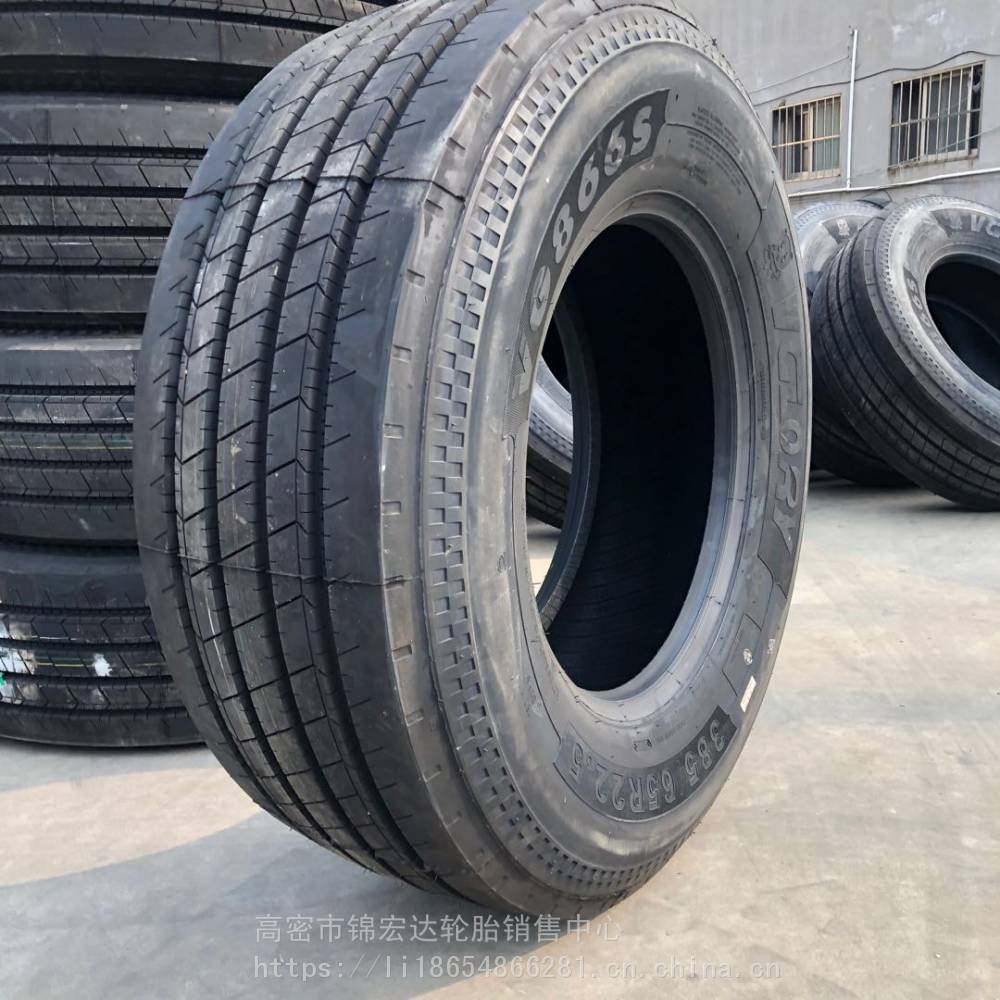 廠家銷售卡車輪胎385/65r22.5子午線輪胎真空胎385/65r22.