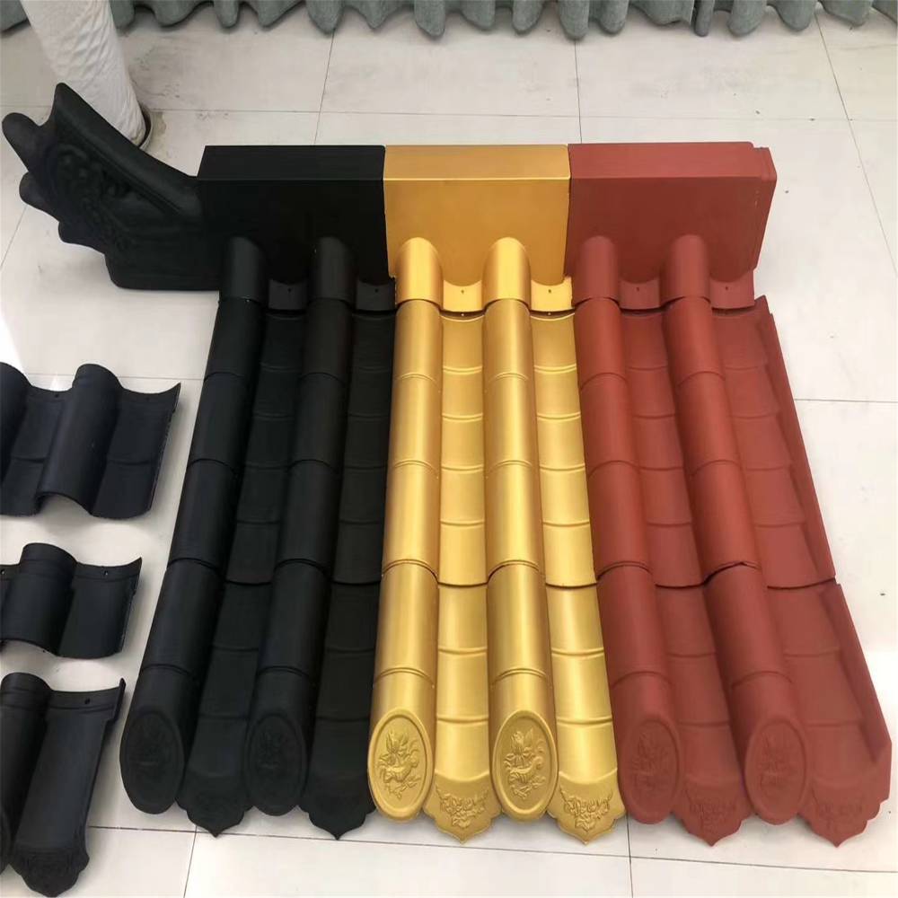 龙钰徽派古建瓦院墙仿古瓦多少钱一平方正确施工防水防腐蚀防掉色