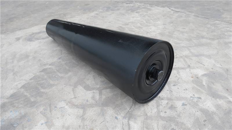 矿山锥形托辊厂家包胶托辊89465mm原盐输送