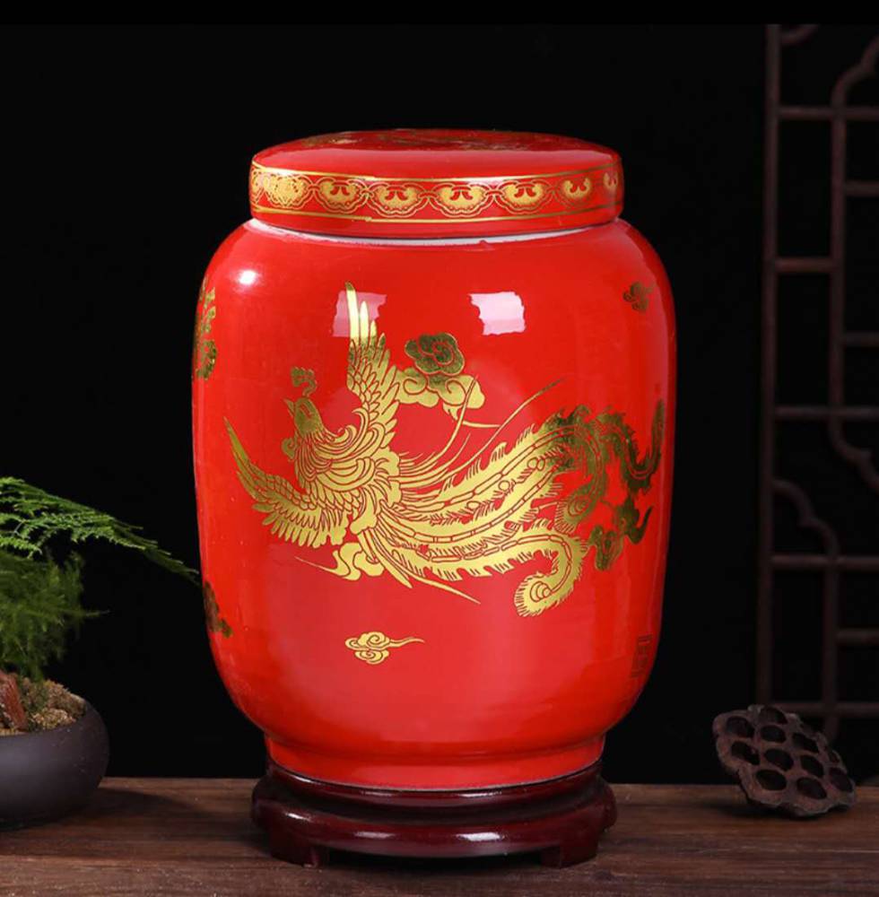 迁坟用大号陶瓷罐景德镇瓷器骨灰坛子陶瓷罐子生产厂家