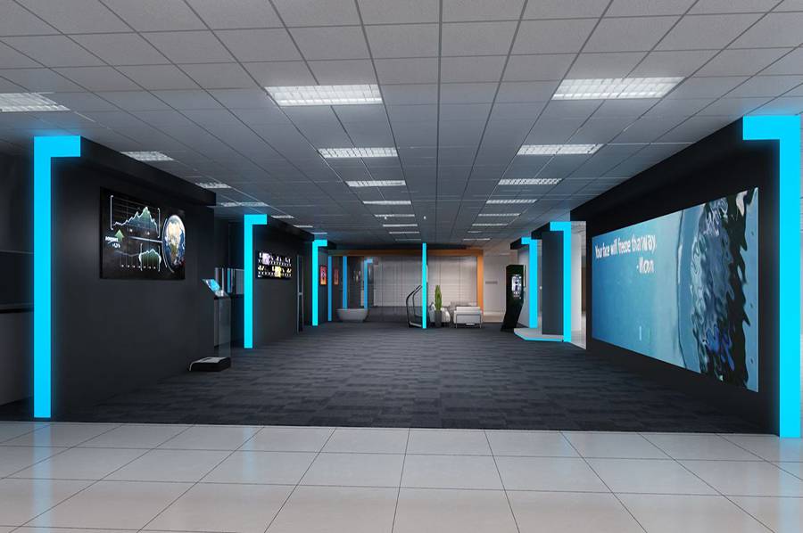 创新企业产品馆，高科技数字展馆，互动展厅装修设计