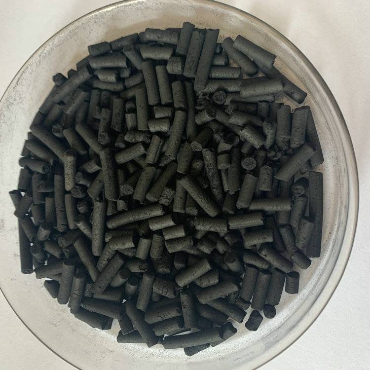 300碘值柱状活性炭污水处理过滤陕西柱状活性炭25kg袋装