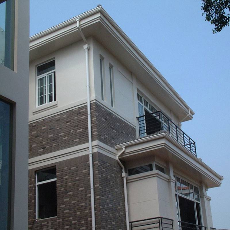 铝合金天沟排水管 彩铝定制屋檐接水槽 高层建筑用彩铝9英寸天沟