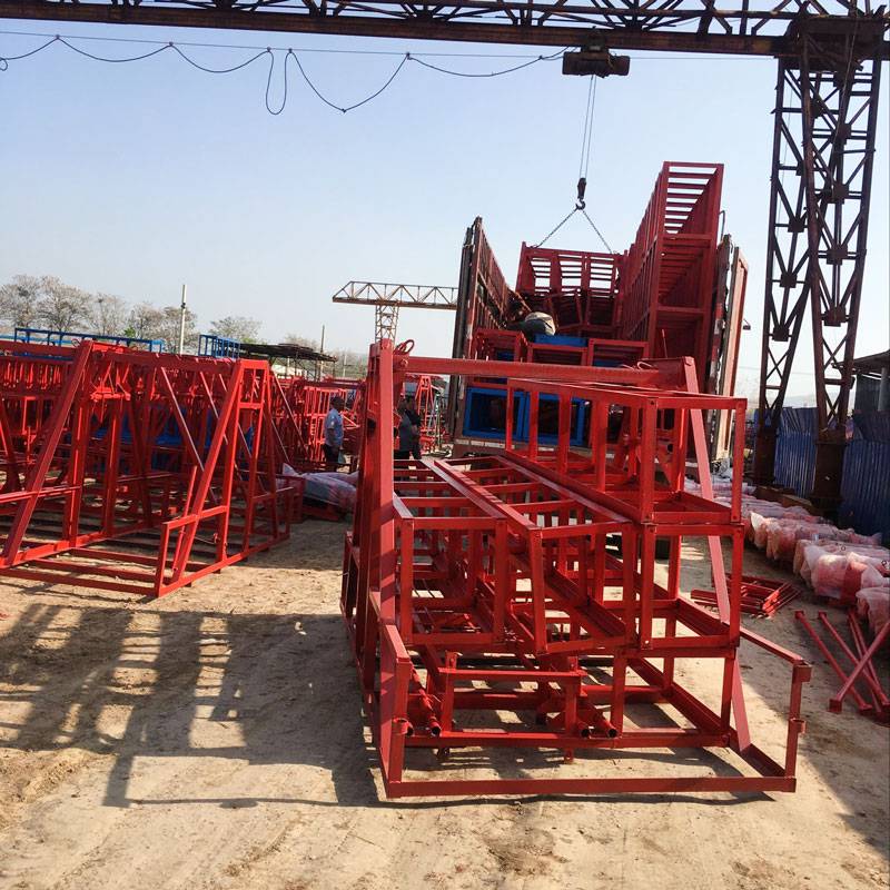 供应垂直运输机械物料提升机货物施工升降机吊笼27米规格型号图片