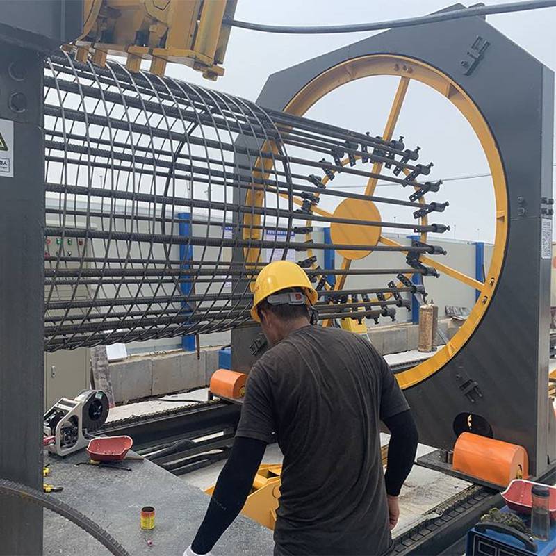 钢筋笼滚焊机机械钢筋笼绕筋机自动化钢筋笼加工设备