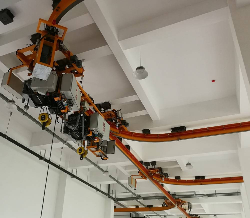 行车,四向穿梭车,交叉带分拣系统,行车等物流机械设备的安全滑触线