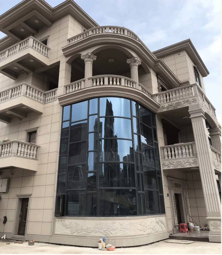 石雕围墙大门柱子欧式别墅罗马柱外墙装饰大理石窗套线外