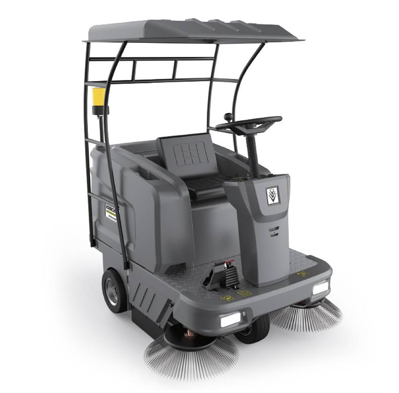 凯驰km130130r驾驶式扫地车物业保洁路面清洁车天津扫地机