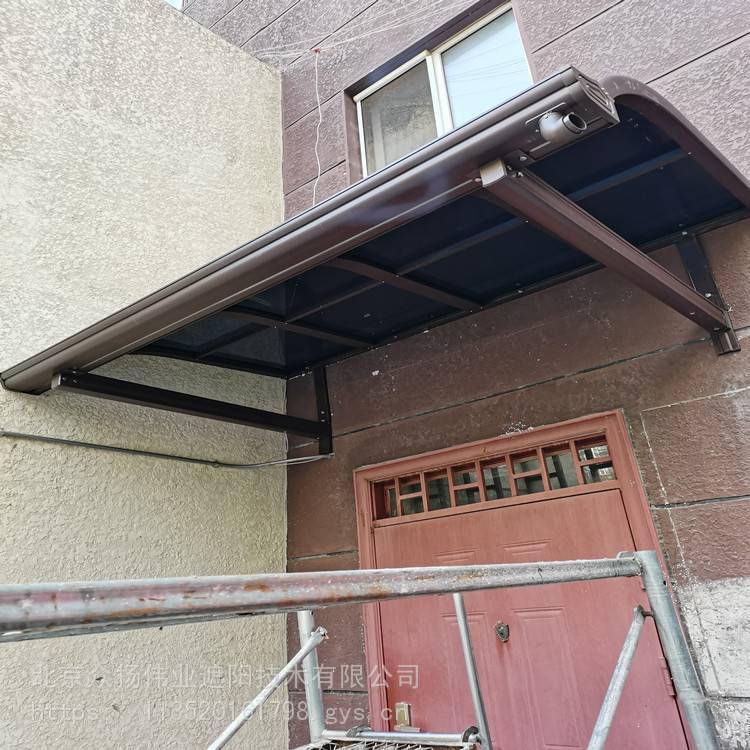 北京铝合金雨棚定做耐力板雨棚定做入户门雨棚阳台露台雨棚房檐雨搭