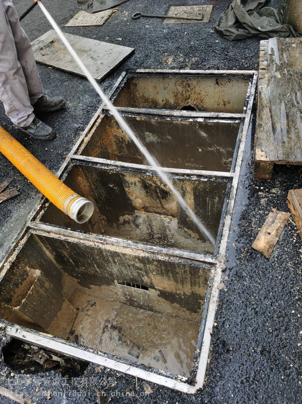 隔油池清理清掏隔油池清洗隔油池上海疏通