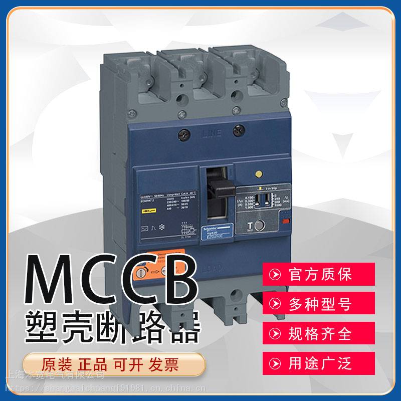 VIGIEZD250E-200A 4P 施耐德塑壳漏电保护断路器EZD250E4200ELAN