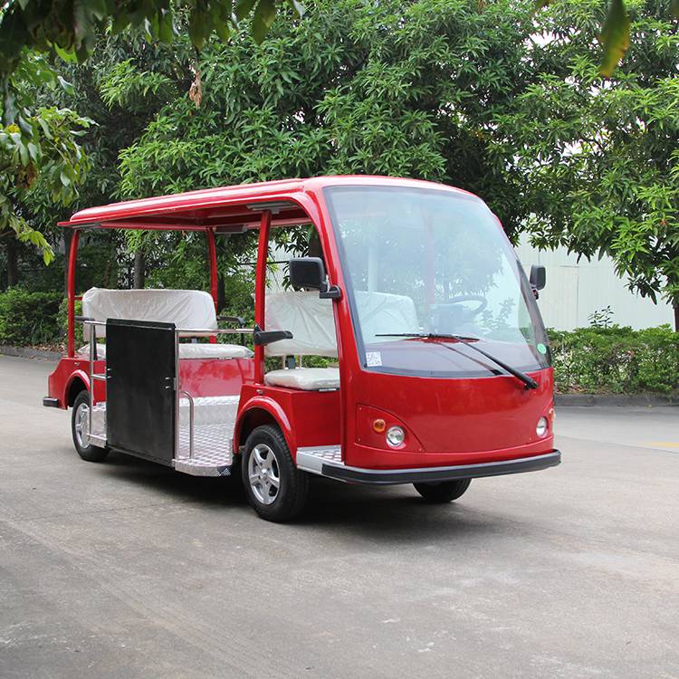 广州11座电动观光车豪华11座观光车特殊人群改装车定制款