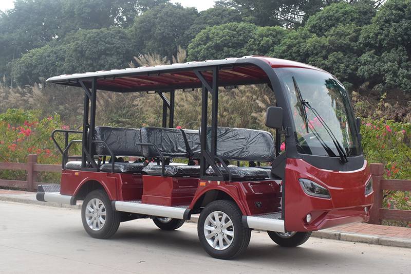 小型电动观光车社区校园体育馆接待用电瓶观光车图片批发报价