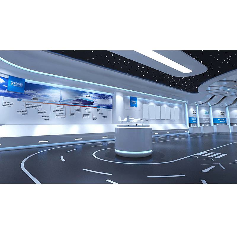 展厅平面设计公司-多媒体国企展馆-创新创意展馆规划方案