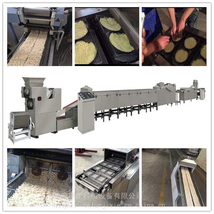 杂粮油炸型小型方便面生产机器快餐波浪面生产设备