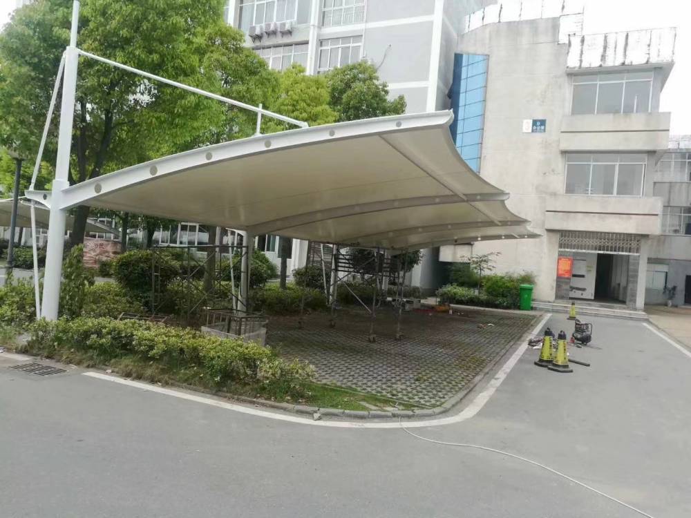 台州广场张拉膜景观棚制作pvdf膜布价格制作安装