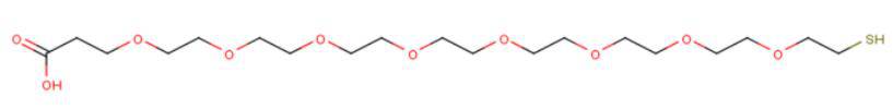 866889-02-3，Thiol-PEG8-acid含有巯基和末端羧酸