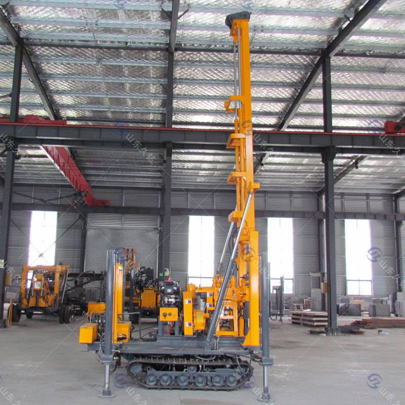 久钻地勘履带钻机xyd200岩芯取样钻机民用全自动打井机