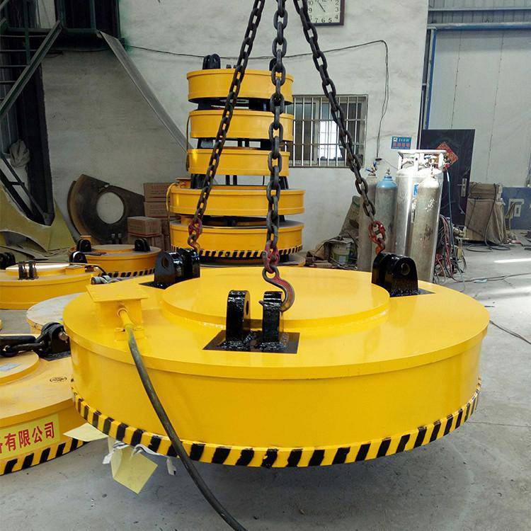 废钢电磁吸盘起重电磁铁高频强磁电磁吸盘各种图片