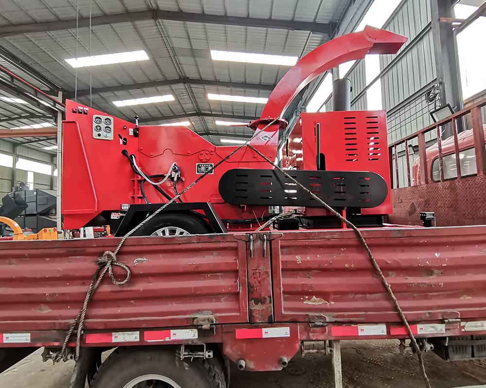 科言1000型树枝粉碎机果园果树柴油秸秆园林绿化电动碎枝机枝