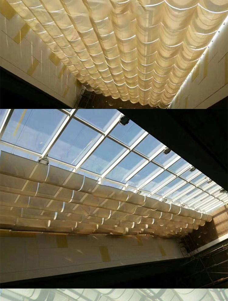 fts天棚帘遮阳帘电动天幕帘效果简洁明快维景