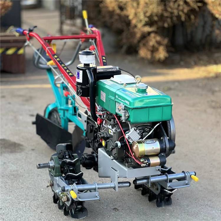 小型柴油链轨微耕机气死牛独轮犁地机新晨手扶茶园趟地机