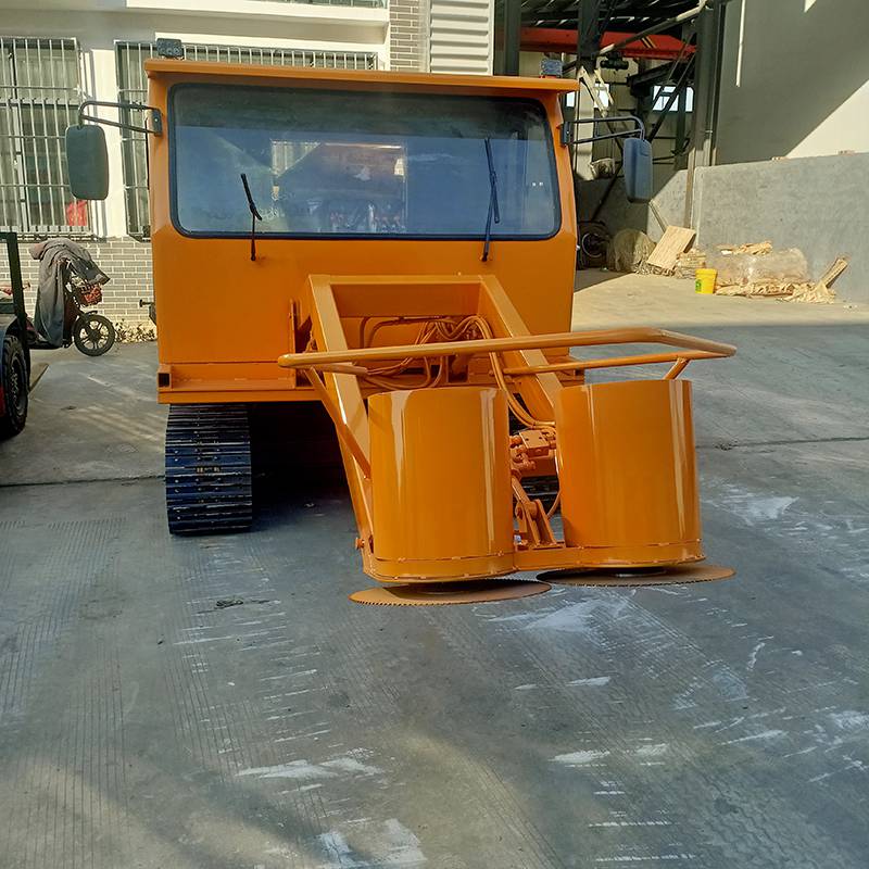 沙漠柳木平茬机厂家红柳沙柳收割机履带式灌木平茬机