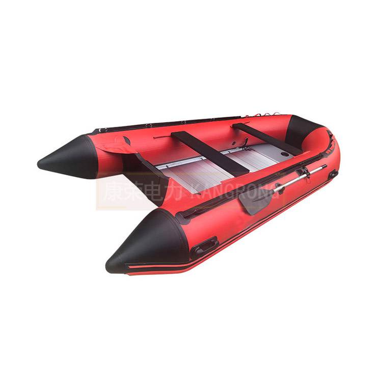 充气式水上救生皮划艇水域救援橡皮艇消防抗洪加厚冲锋舟救生艇康荣