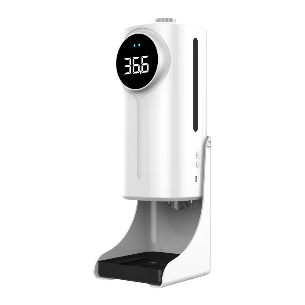 K9ProDual全自动双测温免洗消毒一体机 红外自动测温仪 自动感应洗手机