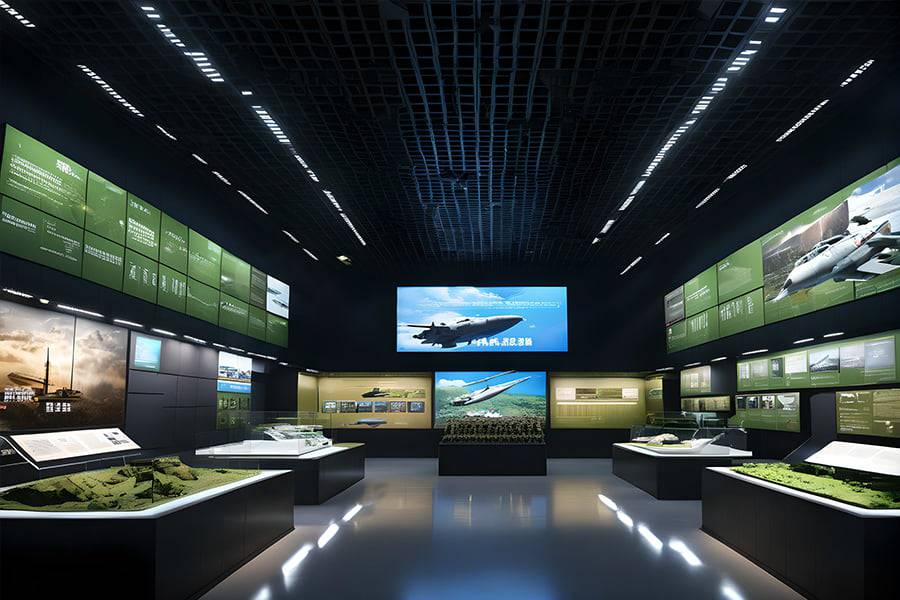 高科技展厅装修廉政博物馆企业高科技展览馆装修公司