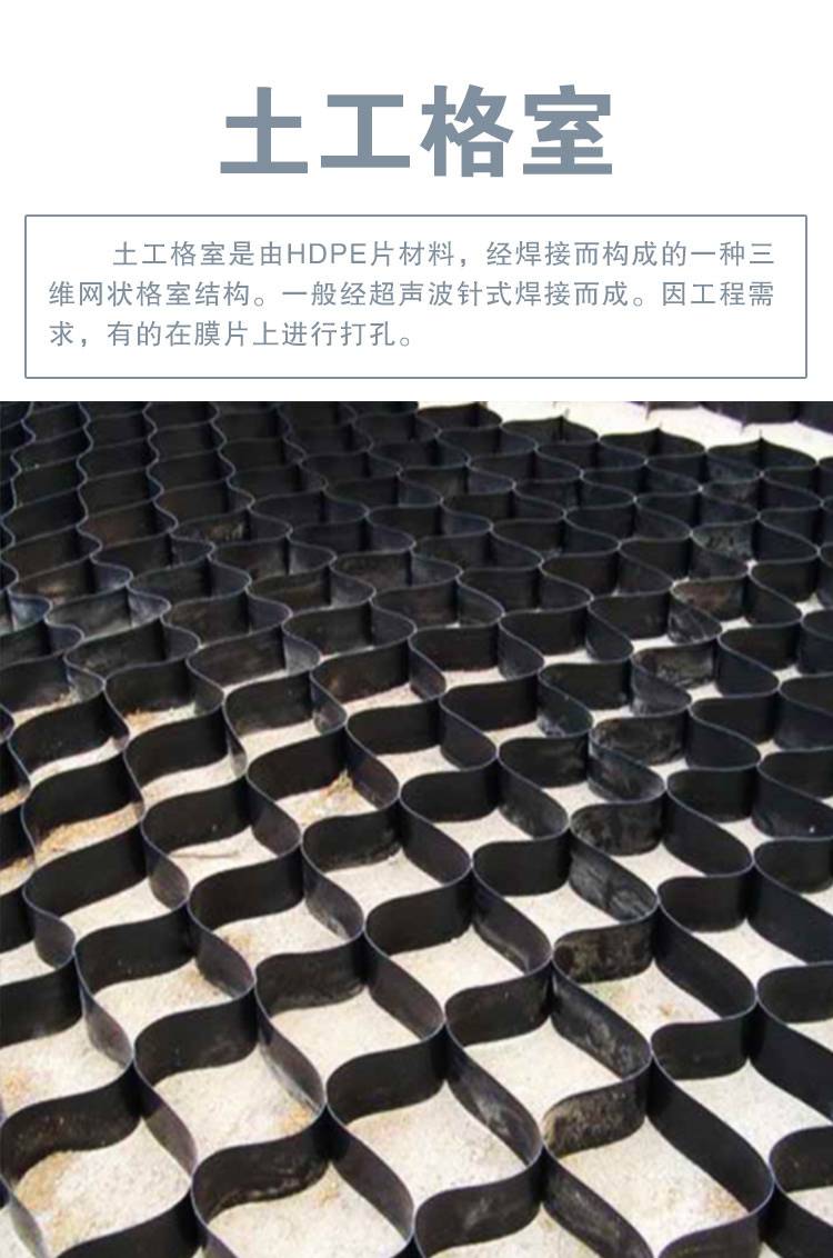 hdpe蜂巢土工格室坡面种植绿化网格蜂巢固土格供应商
