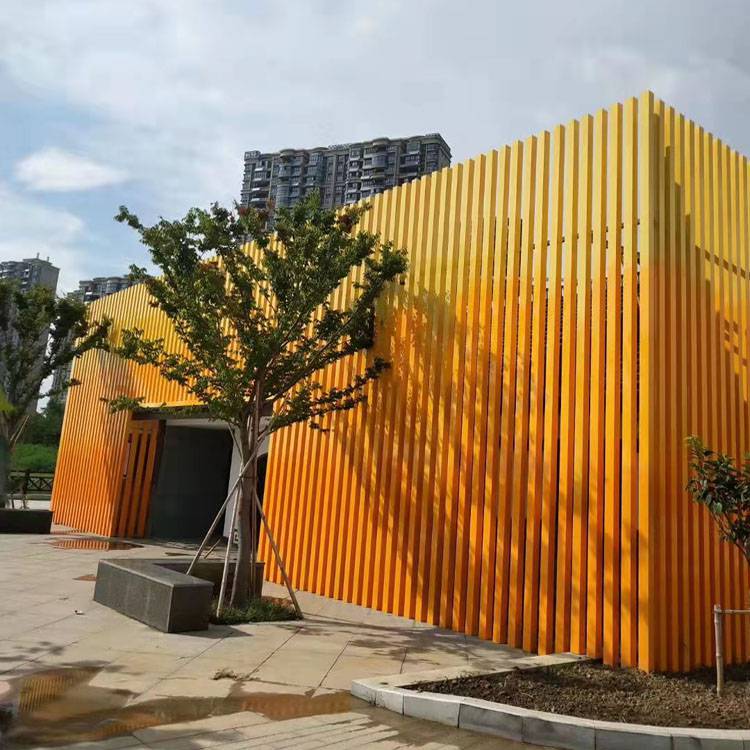 户外立面氟碳铝方管广告牌铝方通支持加工定制安装