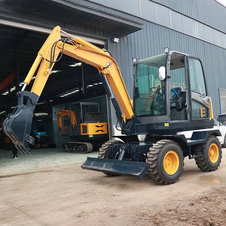 轮式挖机工程809075轮式挖掘机多功能钩机轮式抓木机