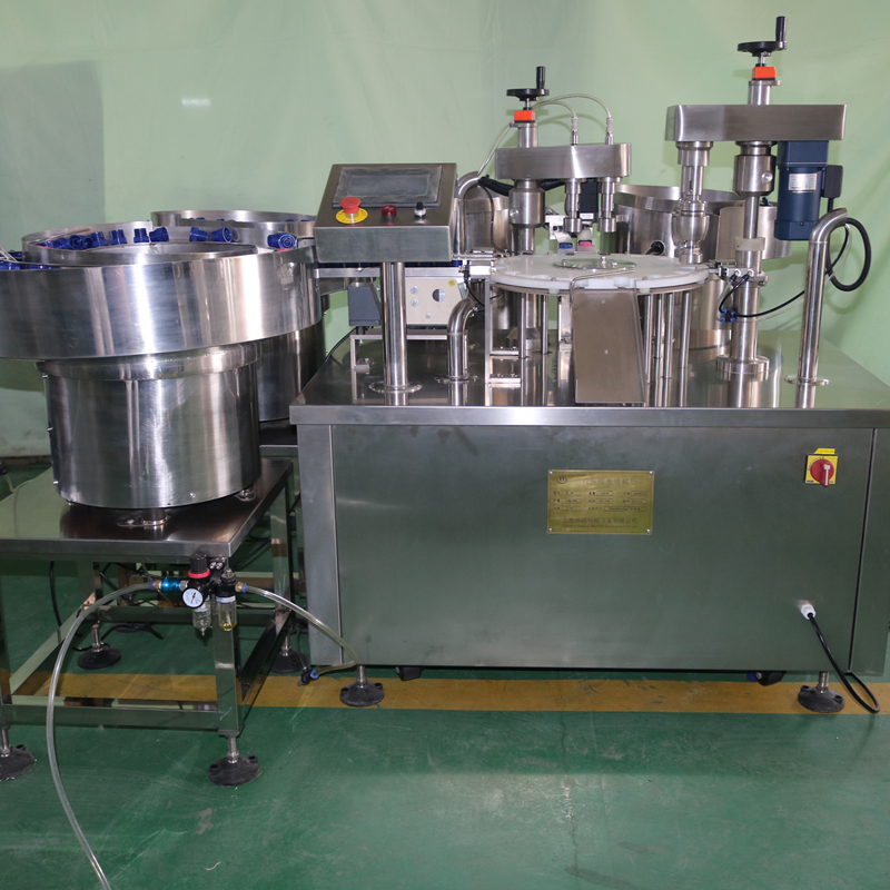 双瓶盖组合旋盖机双工位旋盖机全自动旋盖机