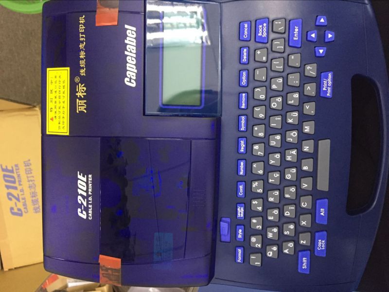 佳能丽标打码机c210e线缆标识打印机