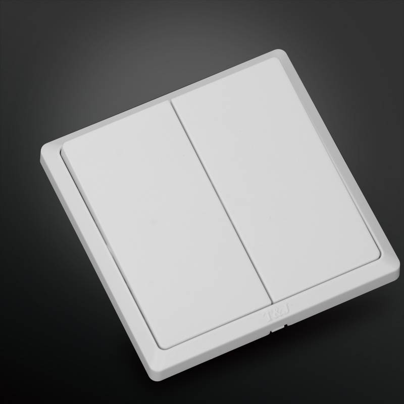 天基86型暗装墙壁回弹式开关常开型点动自复位面板hc27612764