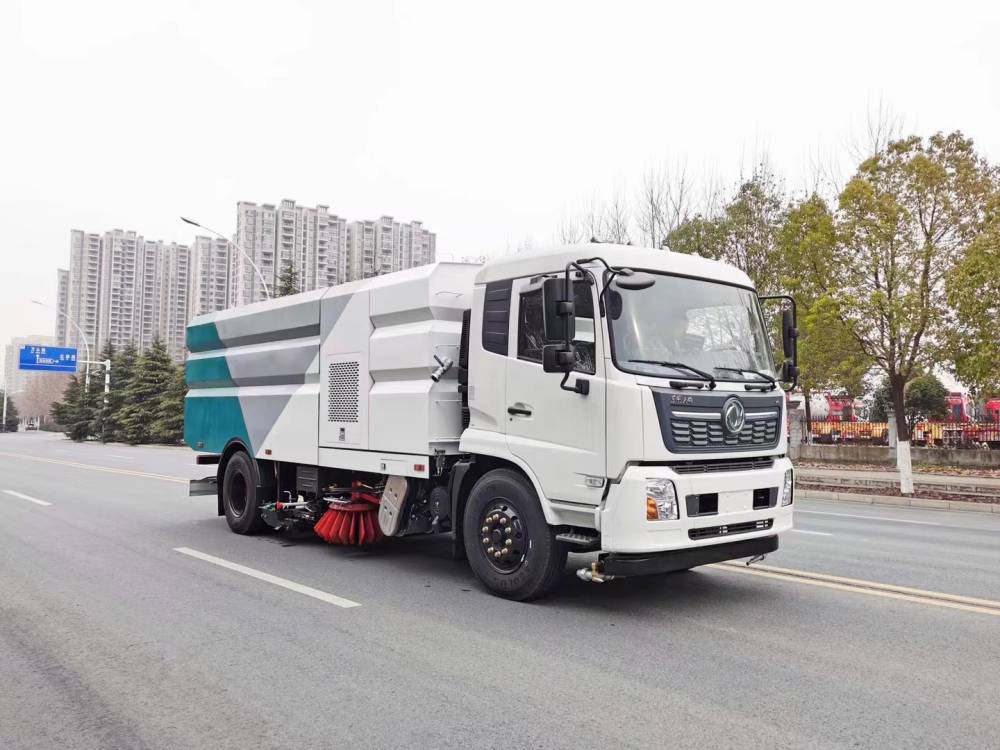 东风天锦中型16方洗扫车大型厂区学校环境清洁车图片