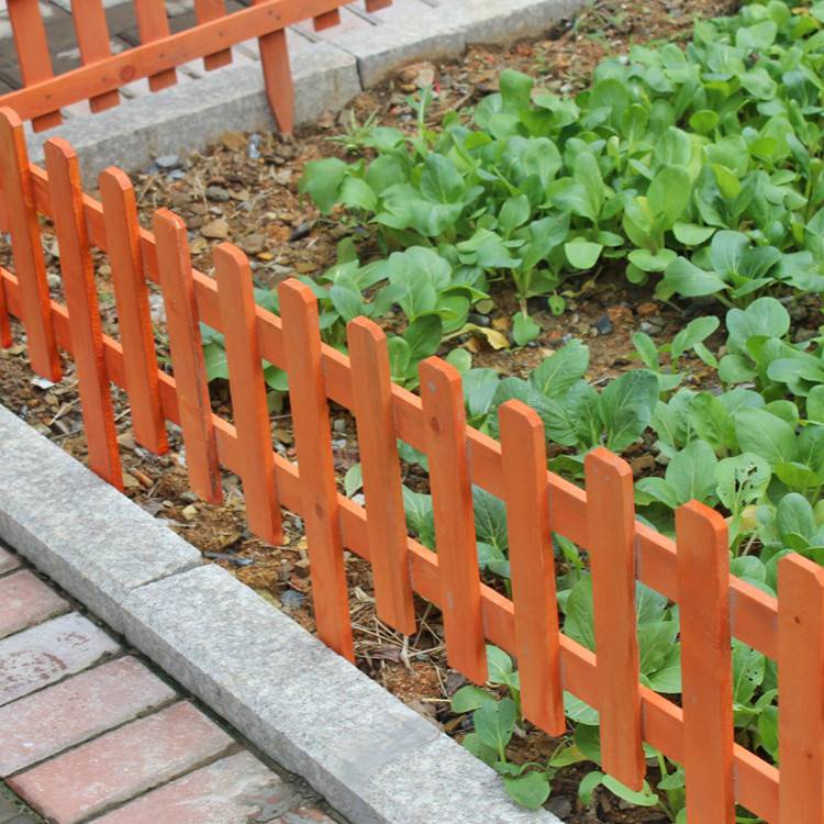 白色木护栏养花木栅栏庭院花池围栏