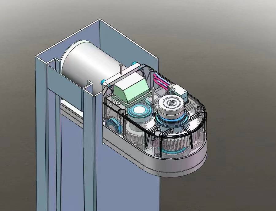 杭州自建别墅电动大门门柱电机隐身式大门开门机折叠门电机