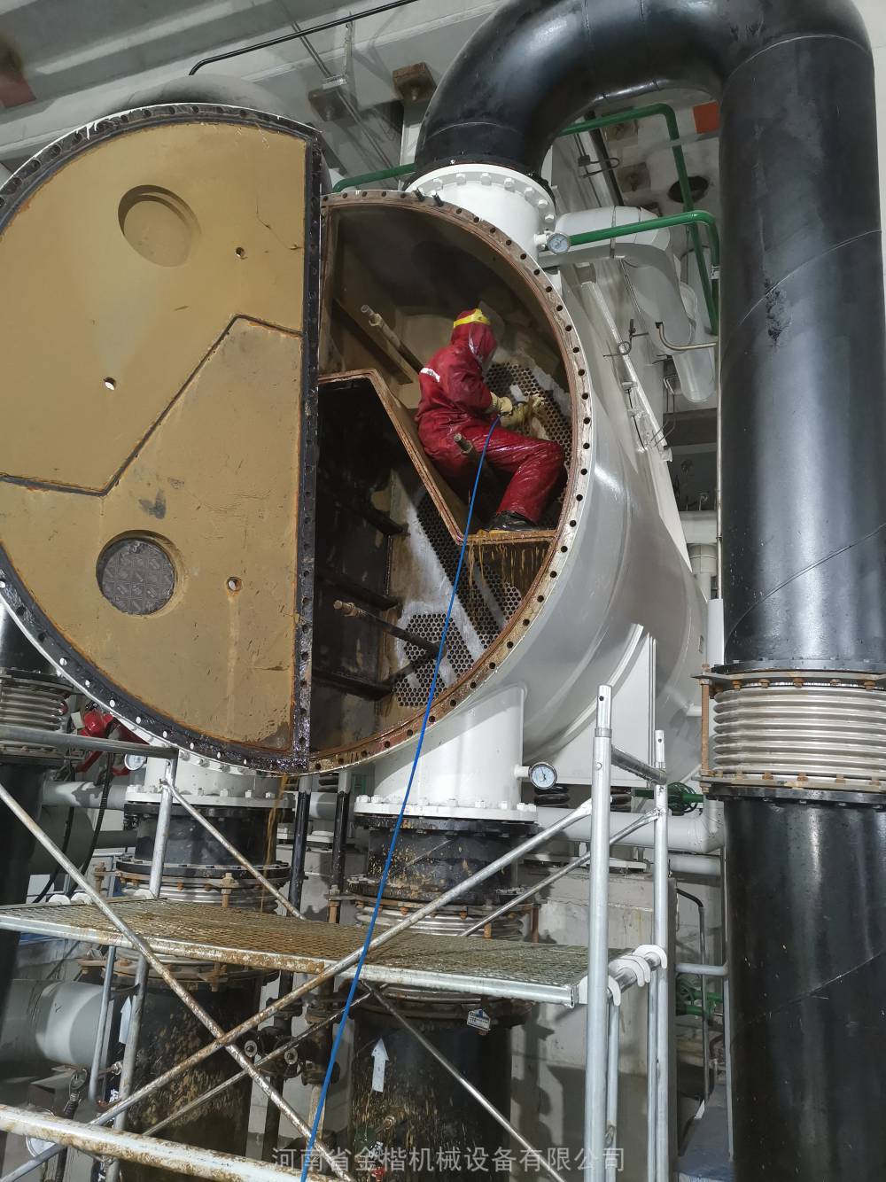 承接凝汽器清洗电厂凝汽器清洗凝结器清洗干净