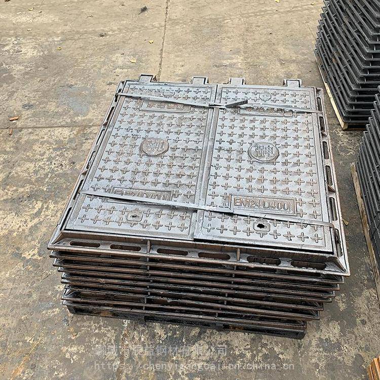 球墨井盖12001200方形铸铁井盖电力通信1米1米铸铁窨井盖