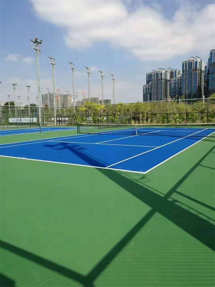 篮球场地施工硅pu球场学校操场体育场防水防滑