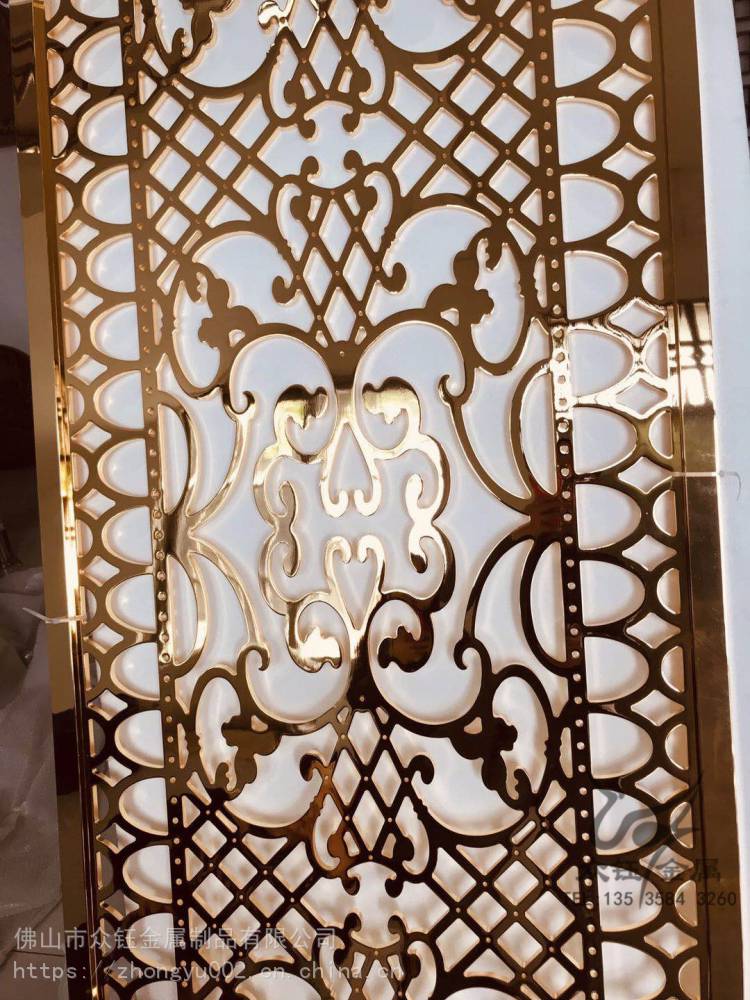 巴中纯铜镂空雕花屏风镂空雕厂家