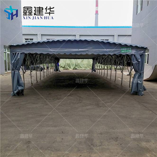 重庆涪陵 移动伸缩推拉篷 大型户外活动雨棚
